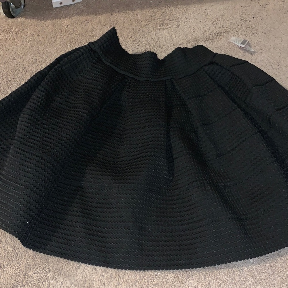 Black skirt with tags